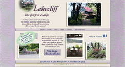 Desktop Screenshot of lakecliffbnb.com